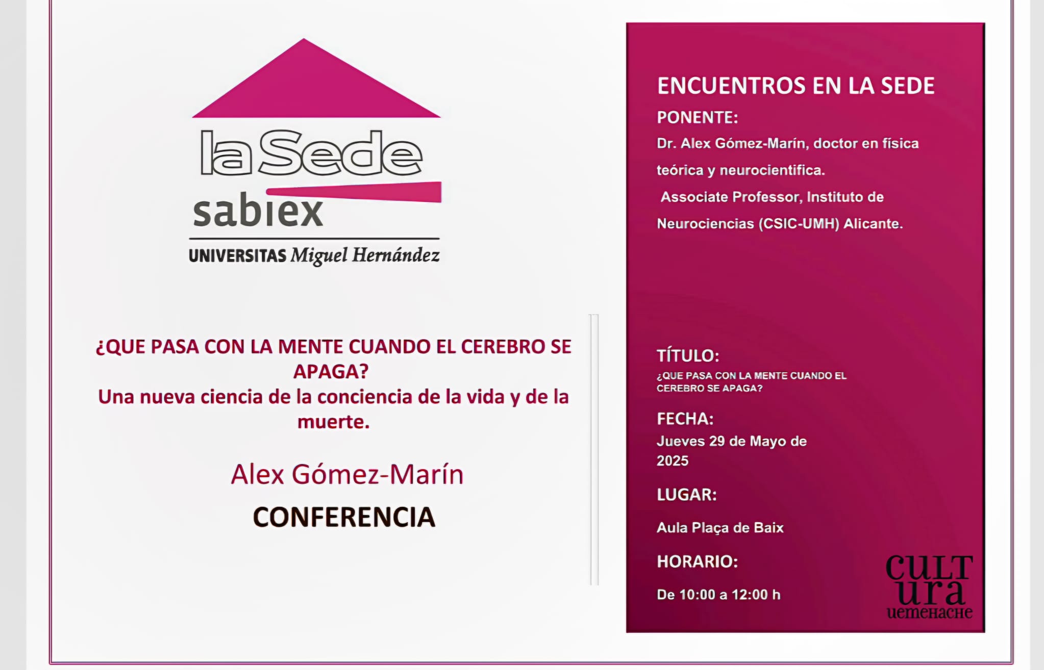 Encuentros en la Sede